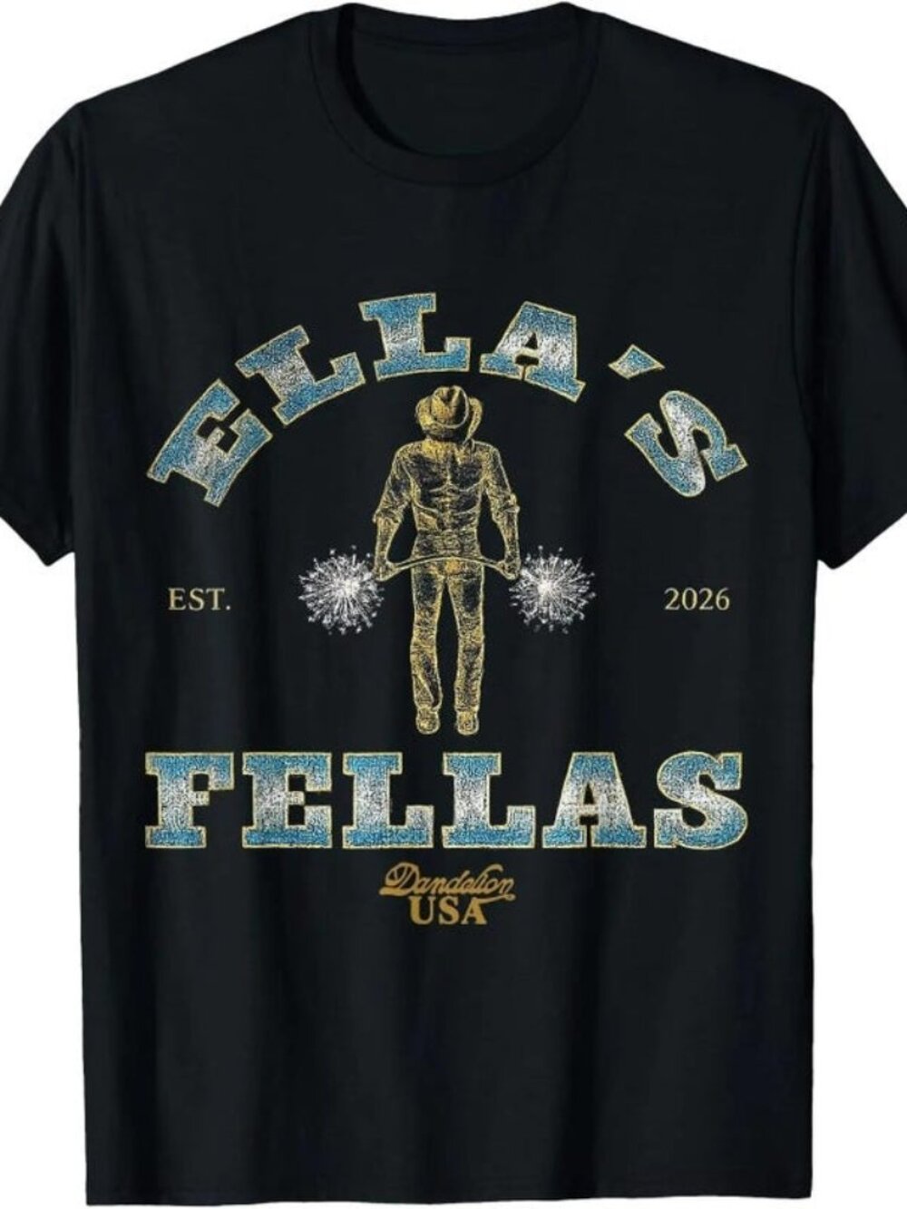 Western Fellas Est 2026 T-shirt, Retro Cowboy Graphic Tee